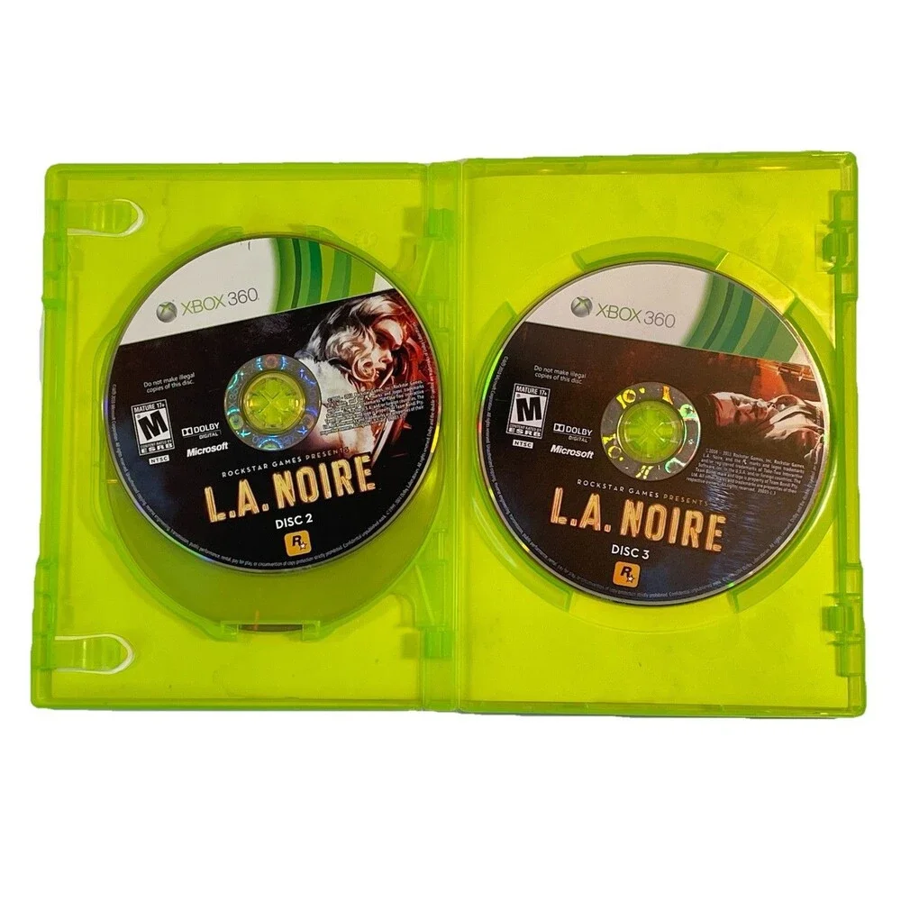 L.A. Noire (Microsoft Xbox 360, 2011) Tested And Working